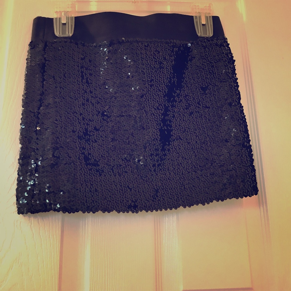 Sequin mini skirt